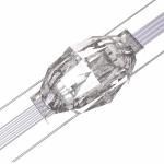 35 Big diamond crystal lamp Internet Celebrity Tube Art Museum Lighting