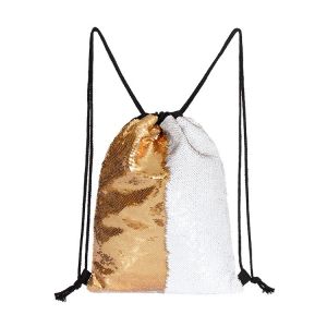 Sublimation Printing Mermaid Sequin Reversible Backpack Sublimation Drawstring