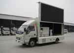 Outdoor P10 Truck Mounted LED Screen 7500nits , Full Color LED Advertising Truck