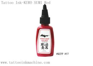China OEM Kuro Sumi 0.5OZ / 1OZ Eternal Tattoo Ink Red Color For Tattooing Body factory