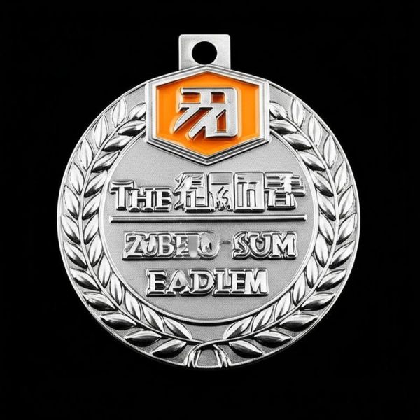China Custom Medals and Customized Badge Emblem with 2mm Thickness Shiny Gold Plating and 7-10 Business Days Production Time factory