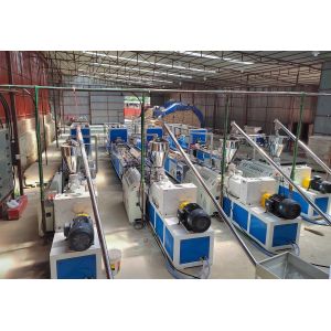 China Double Screws Plastic Profile Extrusion Machine for Double-screw Type Profiles on sale