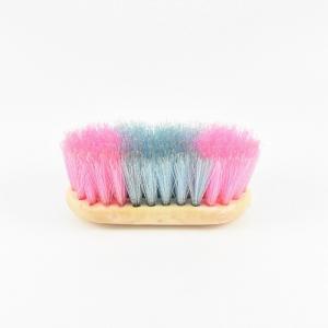 China 15*5.7 cm Fluorescent Plastic Foam Horse Body Grooming Brushes factory