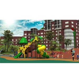 China 19029 Customized PE Playground Slide Equipment Children Outdoor factory