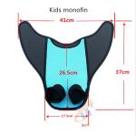 Adult / Kids Mermaid Swim Fin Super Comfortable PE Insert Neoprene Cover
