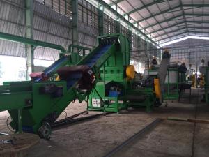 China PP PE Film Crushing Plastic Recycling Machine Drying Washing Machine factory