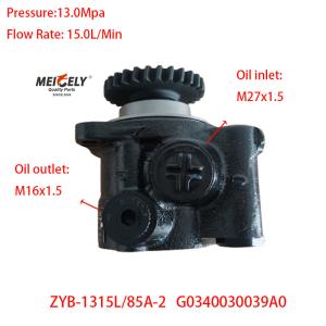 China Stock ZYB-1315L/85A-2 Foton RWD Power Steering Pump G0340030039A0 factory