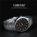 Rose Gold 010D07J Wrist Watches Men Stainless Steel Watch for Couple Black White