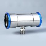 Stainless Steel Socket Pipe Fitting DN54 Surface Polishing
