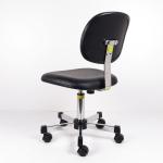 Dual Wheel Vinyl ESD Task Chair Electrostatic Discharge Medium Bench Height