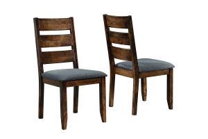 China Gear Rustic Modern Wooden Dining Room Chairs Farmhouse Elm Wood Rattan Dining Chair In Gray factory