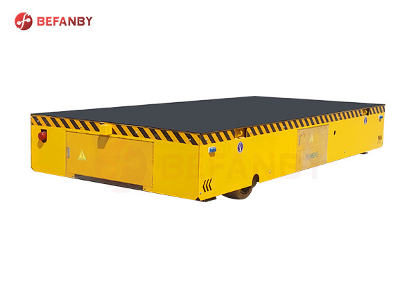 Customized 25 Ton Transport Coil Cart Trackless On Cement Floor