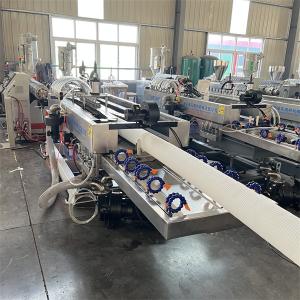 China PVC Corrugated Pipe Extrusion Line Double Wall For Drainage Pipe factory