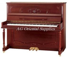 China 88-KEY Acoustic wooden upright Piano With Stool mahogany matt color AG-123C factory