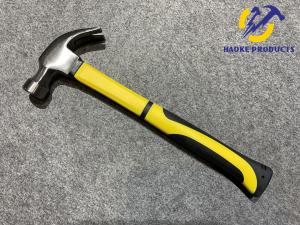China 16OZ Size Carbon Steel Materials Claw Hammer With Color Plastic Handle (XL015) factory