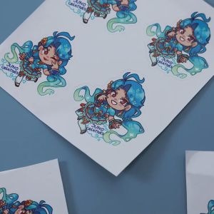 Creative Custom Printing Holographic Vinyl Stickers Die Cut Eco Friendly Mixed