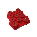 High Strength BMC Components Fiberglass Support Electric Insulators For