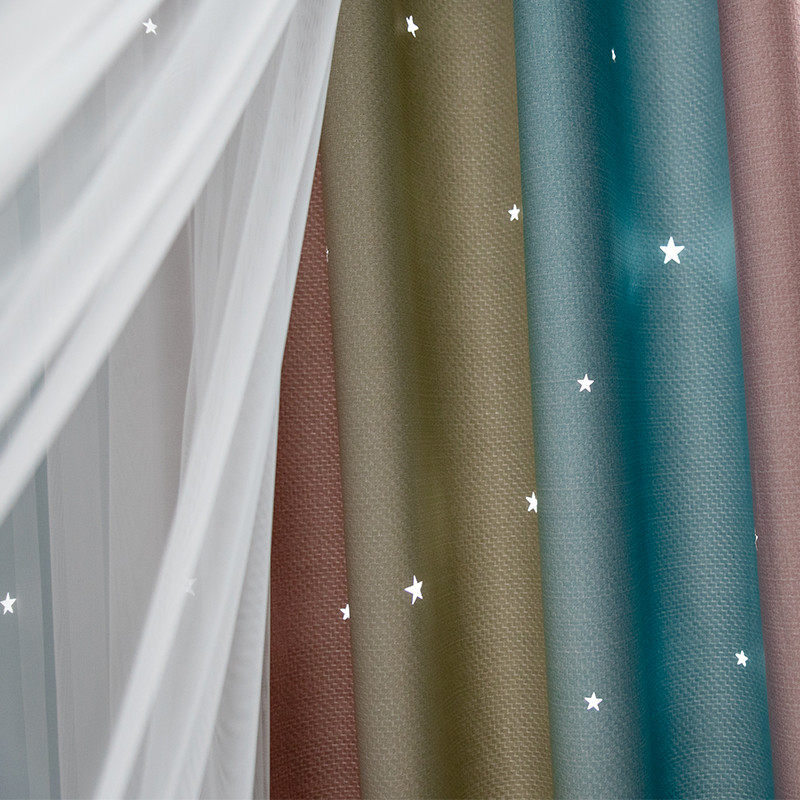 Digital Printed Polyester Curtain Fabric Blackout Living Room