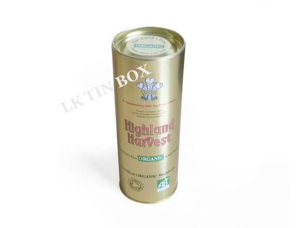 Metal Candy Tin Can Custom Logo Printing And Embossings D65x50mm