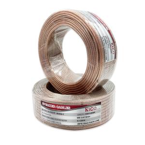 China Audio Cable 2 Core 54*0.12mm 39*0.12mm Copper CCA OFC Speaker Cable Wire Transparent Speaker Cable Bare Tinned Copper OF factory
