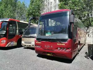 China Used Youngman Bus NEOPLAN Chassis 48seats Airbag Double Doors Left Steering Rear Engine Used Passenger Bus factory