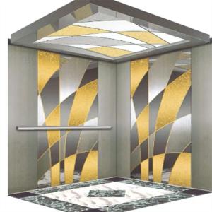 China 2mm Etching Decorative Stainless Steel Sheet 304 Elevator Cabin Lift Door factory