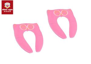 China Child Travel Foldable Potty Seat , Portable Baby Toddler Toilet Seat factory