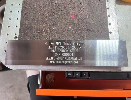 China NDT Magnetic Flaw Detector Accessories Dead Weight test Block N1 factory