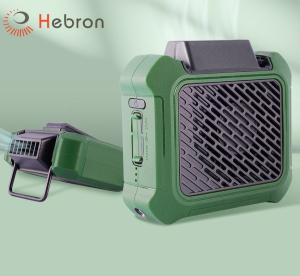 China Air Cooling Portable Waist Clip Fan 3 Adjust Speed 6000mah Rechargeable Battery factory