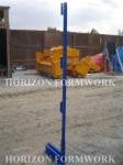 Safety Concrete Formwork Systems Guardrail Post 1.7m Galvanized Finishing