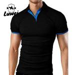 Summer Oversized Cotton Polo T Shirts Short Sleeve With Embroidery Logo