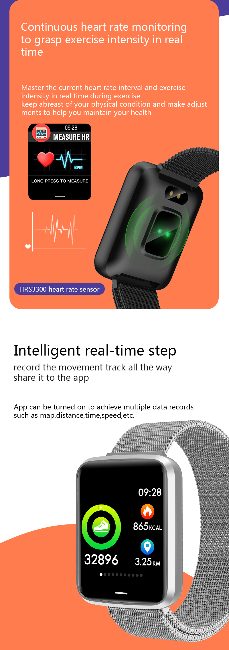 Smartwatch Real Heart Rate Hw12 Hw22 Hi Watch Hiwatch Dropshipping Sports Bracelet
