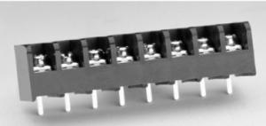 China 2-30P Black Barrier Terminal Blocks With Copper Blocks Barrier RDHB8500 factory