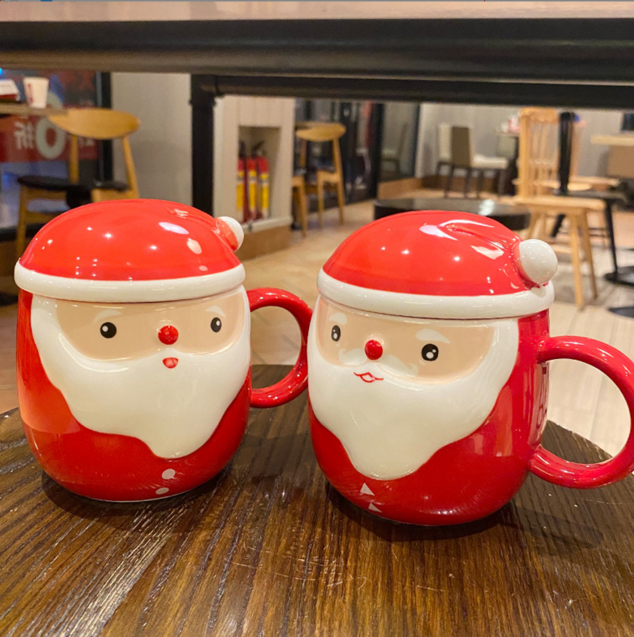 Cute and Festive Christmas Ceramic Mug Holiday Gift Water Cup Creative Personality Mug