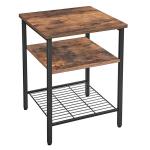 Particle Board Side Table for Living Room, Industrial Style Side Table, Side