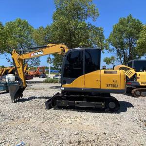 China 7t Crawler XCMG Excavator XE75DA 0.3m³ Bucket V2607-DI-TE3B Engine factory