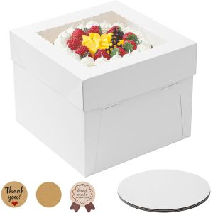 China CMYK / Pontone Offsent Printing Cake Packaging Boxes For Product'S Protection And Presentation on sale