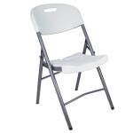 Lightweight HDPE Foldable Chair for Wedding Events Portable Plastic Metal