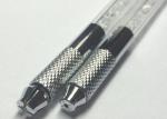 White 110MM Manul Tattoo Pen , Newest Permanent Makeup Handmade Eyebrow Pen