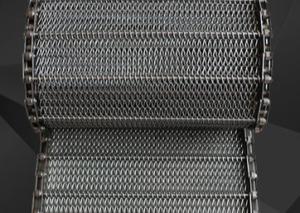 China 30 Meters Ss310 Washing Vegetables Chain Mesh Conveyor Belt factory