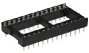China 243-28-1-06 DIP Connector 28 Pin Ic Socket 0.6&quot; Row Spacing Socket factory