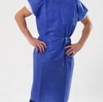 OEM Patient Gown Hospital Open Shoulder Patient Gown SMS Short Sleeve Hospital