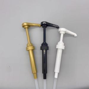China PP PE Plastic Condiment Pump Dispenser 10ML Syrup Food factory
