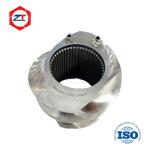 Self-Cleaning Twin Screw Threaded Sleeves 38CrMoAl Nitrided Steel Mirror