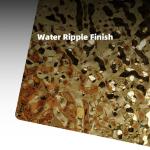 Factory Price 201 304 316 Stamped Finish Water Ripple Stainless Steel Sheet For