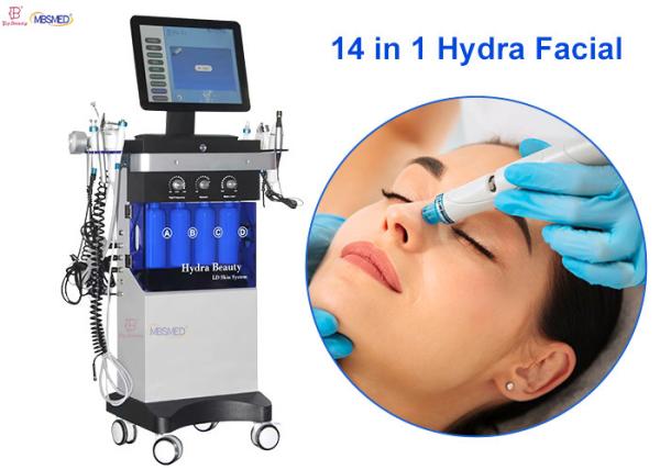 14 Handpieces Hydra Facial Oxygen Machine Microdermabrasion Hydrodermabrasion
