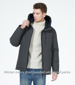 China Dark Light Collided Casual Winter Jacket Business Casual Coat Two Faced factory