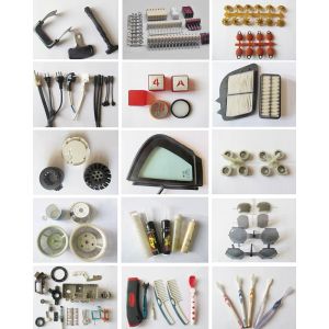 VERTICAL injection molding machine for automobile edge