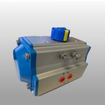 Air Torque Pneumatic Actuator Double Action Spring Return Rack And Pinion
