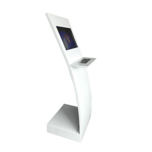 21.5" Touch Screen Kiosk with keyboard for Internet access in Museum/library